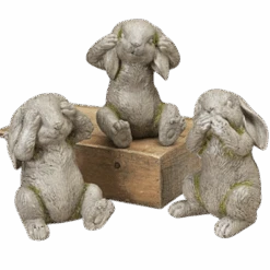 Adorable 7-inch Garden Bunny -