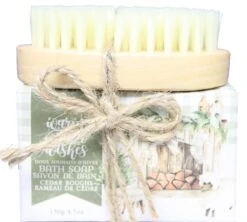 Cedar Boughs Bar Soap With Nail Brush