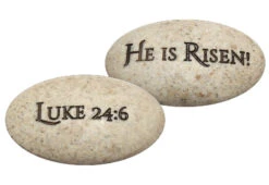 Scripture Stone - He Is Risen