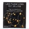 Kurt Adler 10 Foot LED Warm White Fairie Lights - 25 Lites -Christmas Decoration Store beskesvclemzsytjsyek