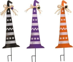 Witch Hat Lawn Stake Orange -Christmas Decoration Store bhluacdt6n7s4rg0f8mm