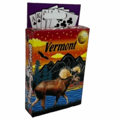 Vermont Moose Sunset Playing Cards