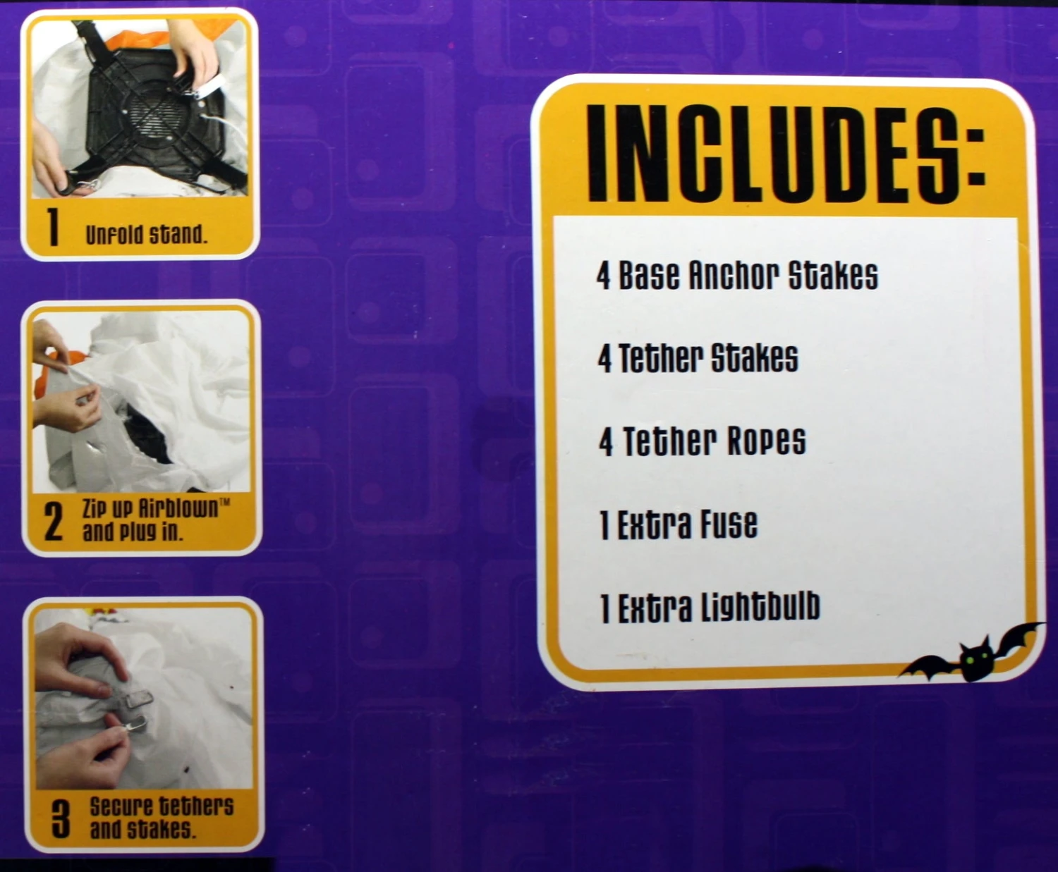 AirBlown Ghost / Pumpkin - 8 Feet Tall 5 AirBlown Ghost / Pumpkin - 8 Feet Tall - Image 3