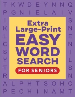 Extra Large-Print Easy Word Search For Seniors