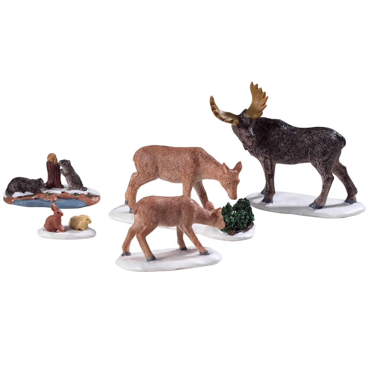 Lemax Wild Animals Figurines - 5 Piece Set 6 Lemax Wild Animals Figurines - 5 Piece Set - Image 4