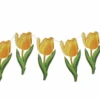 Wooden Tulip Garland - Yellow -Christmas Decoration Store dyjirkrdsonwtdmkzmoh
