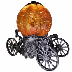 Enchanted Pumpkin Carriage Lighted Waterglobe