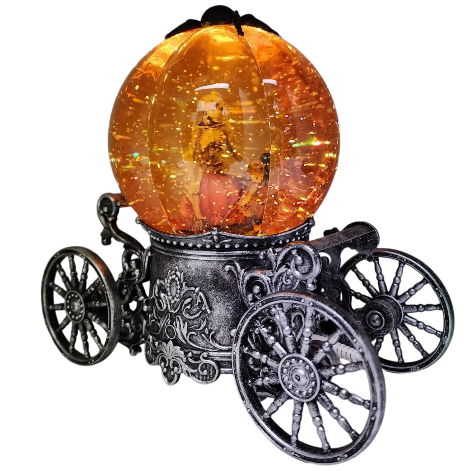 Enchanted Pumpkin Carriage Lighted Waterglobe 3 Enchanted Pumpkin Carriage Lighted Waterglobe