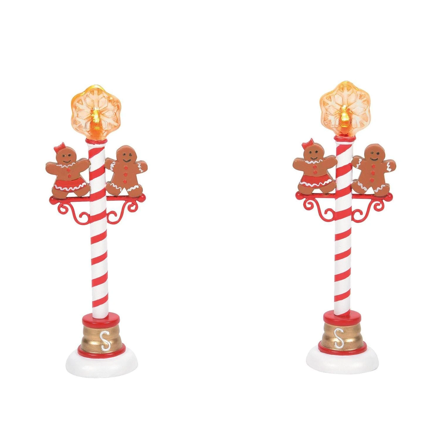 Department 56 Gingerbread Street Lights - Set Of 2 Village Accessory 3 Department 56 Gingerbread Street Lights - Set Of 2 Village Accessory