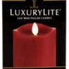 LED Wax 3x6 Pillar Candle - Red -Christmas Decoration Store eegaoovwgzn3xvqoniuo