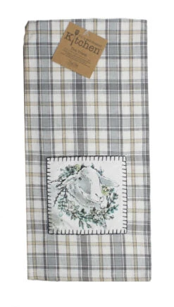 Modern Farmhouse Tea Towel - Sheep