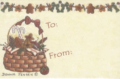 Gift Tags - Basket Of Christmas Cheer