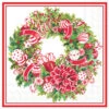Candy Ribbon Wreath - Cocktail Napkin -Christmas Decoration Store ejqs2kuj39rcaffsvaib