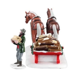 Lemax Firewood Delivery -Christmas Decoration Store erexcudaehjcrglz1wiu