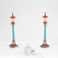 Department 56 Chinatown Post Lamps - 2 Piece Set -Christmas Decoration Store erozjakojb7qxiqold7f