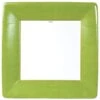 Grosgrain Border Moss Green - Dinner Plate - Square -Christmas Decoration Store exc7aem0iks9g5yi2nop