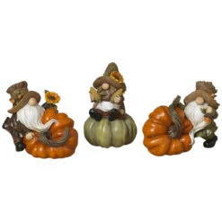 Harvest Gnome On A Gourd -