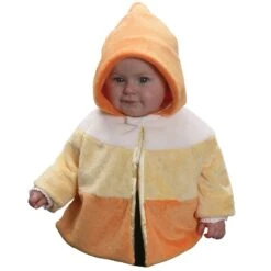 Candy Corn Baby Coat 3-12 Months
