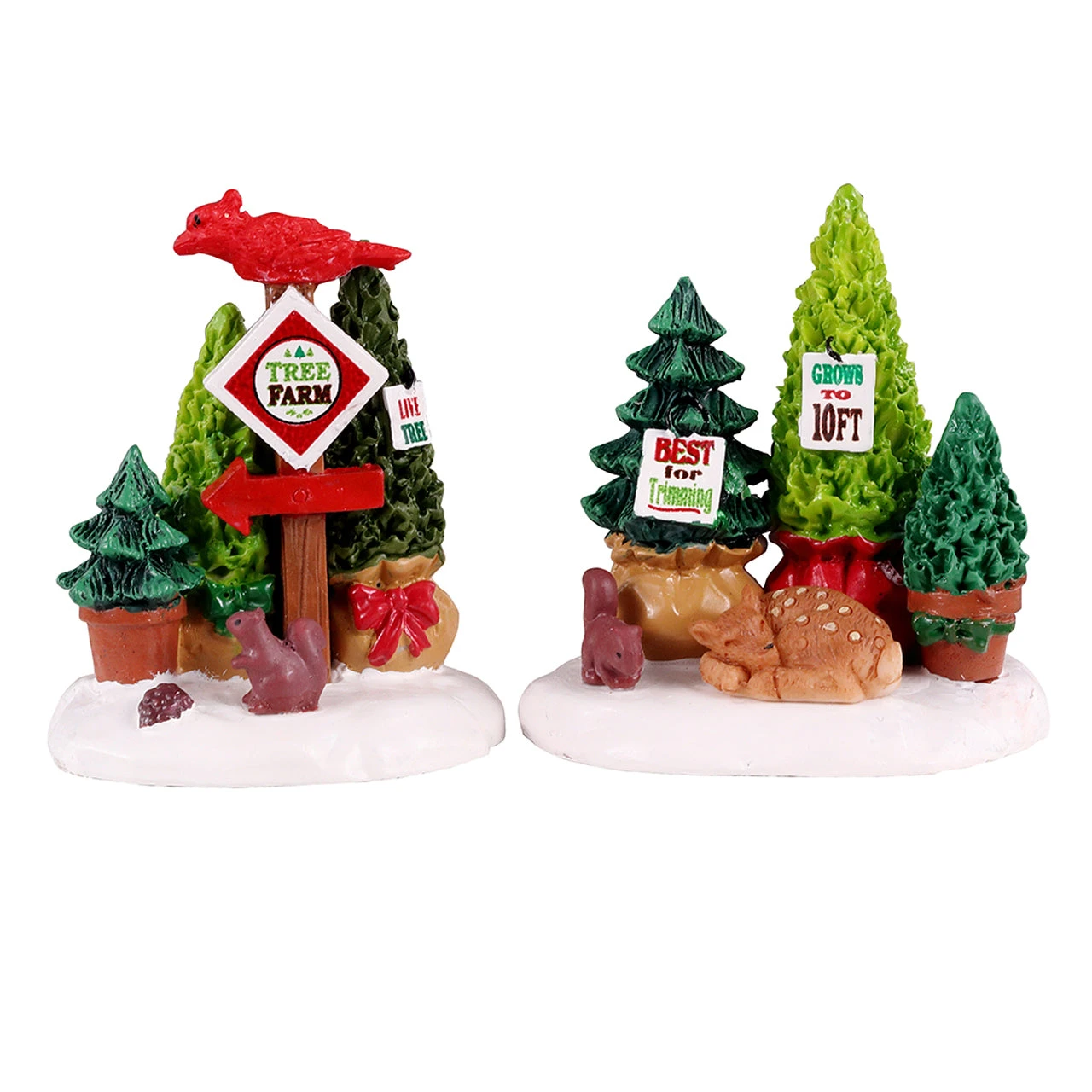 Lemax Tree Farm Display - 2 Piece Set 3 Lemax Tree Farm Display - 2 Piece Set