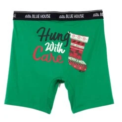 Hatley Men's Boxers - Hung With Care - Medium
