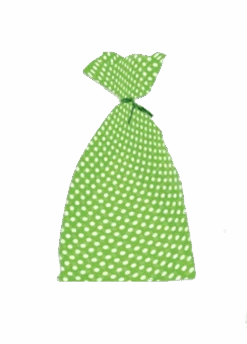 Cookie Cello Treat Bag 20 Count - Green Dots