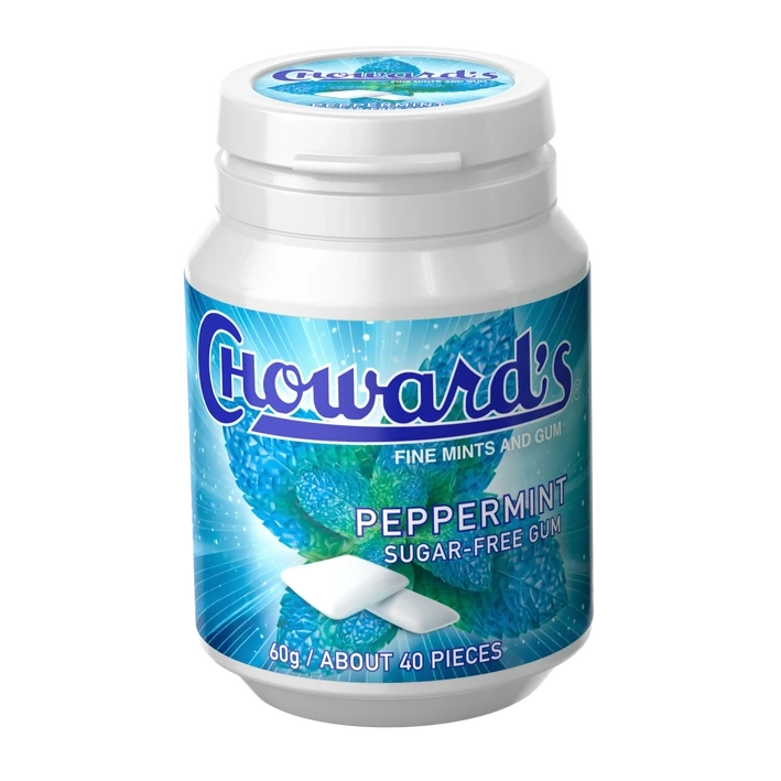 Chowards Sugar Free Gum - Peppermint 3 Chowards Sugar Free Gum - Peppermint
