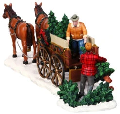 Lemax Christmas Tree Wagon -Christmas Decoration Store g8ypdj8gjszzv6s2hfth