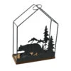 Woodland Silhouette Candleholder Lantern - Medium -Christmas Decoration Store gab1v8osjp7v4equ1mqx