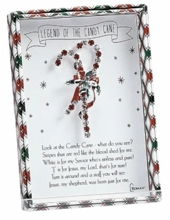 Roman Legend Of The Candy Cane Pin