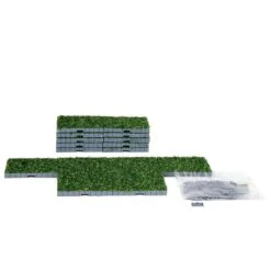 Lemax Complete Plaza Park Grass - 16 Pieces