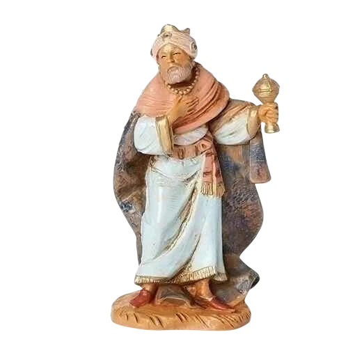 King Gaspar Nativity Figurine - 5 Inch Scale 4 King Gaspar Nativity Figurine - 5 Inch Scale - Image 2