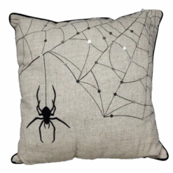 Spooky Spider Web Pillow