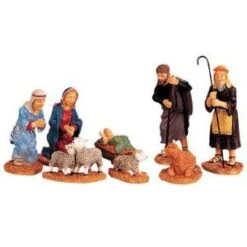 Lemax Nativity Village 3 Inch Figurines - 8 Piece Set 8 Lemax Nativity Village 3 Inch Figurines - 8 Piece Set -Christmas Decoration Store iq2ltimefinameytrw6x