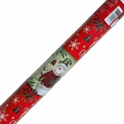 Holiday Roll Wrap - 30" X 168" - Snowman Holiday Cheer