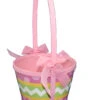 Springtime Basket Chevron Stripes - Pink -Christmas Decoration Store ix7j6092s7uzabb4yc11