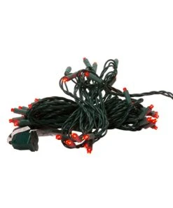 Kurt Adler 50-Light 5mm Red LED Green Wire Light Set -Christmas Decoration Store j1jls5rbfmyodrktzljo