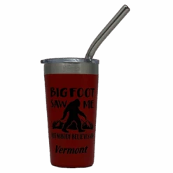 Vermont Bigfoot Stainless Steel 2oz Shooter - Red -Christmas Decoration Store jm4lcyw7qfz3i0lnrc5a