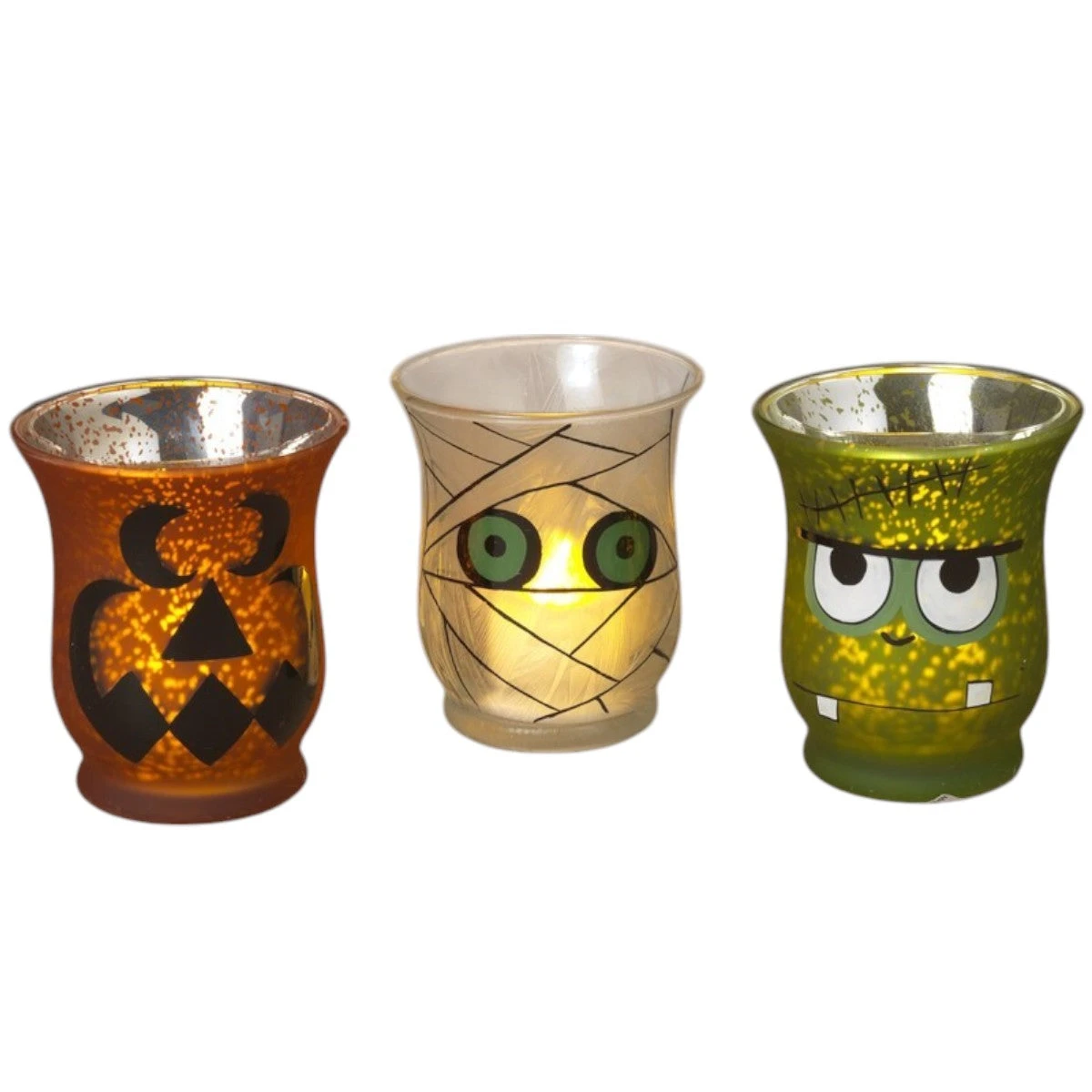 Whimsical Halloween Candle Holder - 3 Whimsical Halloween Candle Holder -