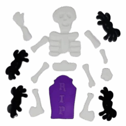 Window Gel Clings - Skeleton