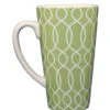 Green Lattice Latte Mug -Christmas Decoration Store jrzqxy9tgqkf0ihmoxhz