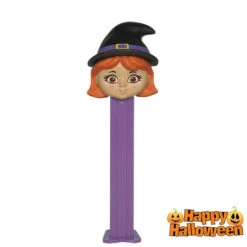 Pez Dispenser Halloween With 3 Candy Rolls - Young Witch