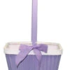 Purple Spring Wood Basket - Medium -Christmas Decoration Store ktddeadehwdtop3jpo7p