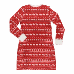 Nightshirt - Nordic Moose - Small/Medium -Christmas Decoration Store l1uco9c3mtghu6p9qicw