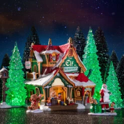 Lemax 3 Color Crystal Lighted Tree - 4 Piece Set -Christmas Decoration Store ldekyzgtjqqdiryfezzj