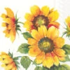 Colourful Sunflowers - Lunch Napkin -Christmas Decoration Store lf0dmiysoxjunq78b2dd
