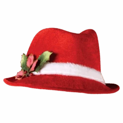 Fun World Slick Santa Holiday Fedora