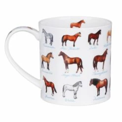 On The Farm - Horses - Fine Bone China Mug Ornkey Style By Dunoon -Christmas Decoration Store m5mg7umuhx2fypjypzx4