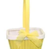 Yellow Spring Wood Basket - Small -Christmas Decoration Store mxvqcjgji9drv5aehskg