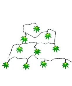 Kurt Adler 10-Light Cannabis Light Set -Christmas Decoration Store ncxkrkfsqadsakb3i8xo