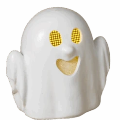 Halloween Ghost With Moving Digital Eyes